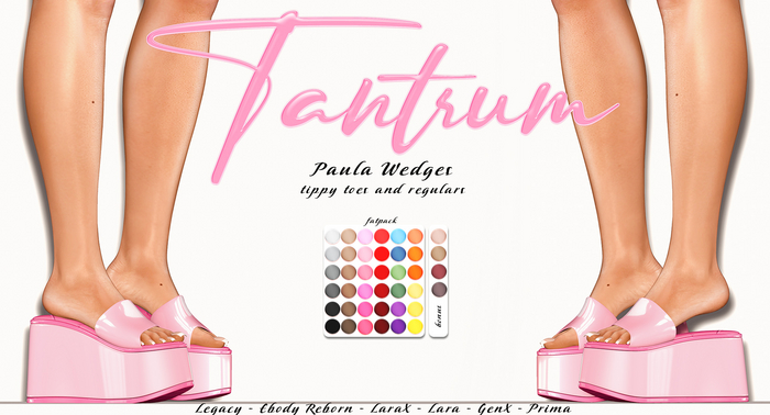 Tantrum - Paula Wedges - Fatpack 