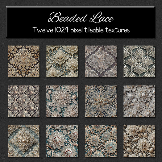 *Wallflowers* Beaded Lace