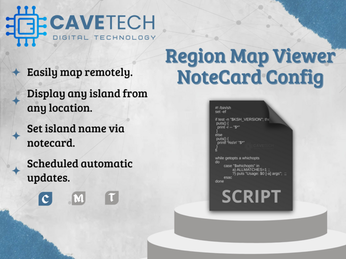 CaveTech - Region Map Viewer - NoteCard Config