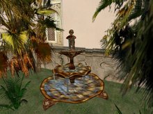 SB - CAD " Highly Detailed Golden Decor Fountain "