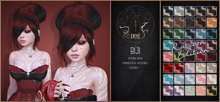 . Doe . Biji . Raccoon . 