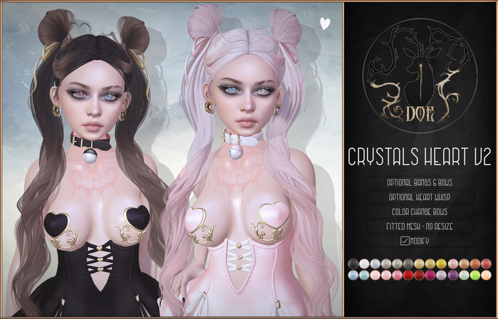 . Doe . Crystals Heart V2 . Fatpack plus .