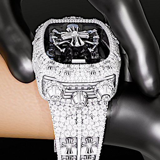 BWOKE " Chrome Gatti Watch "