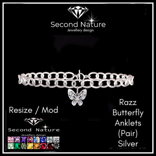 SNJ Razz Anklets Silver ADD!