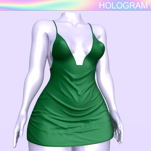 Green Sexy Dress Kupra