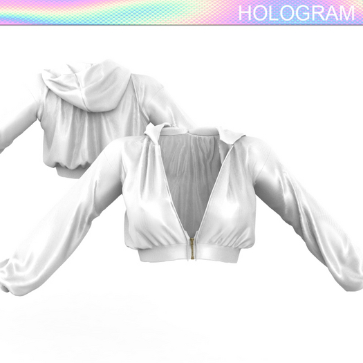 White Kim Hoodie Maitreya