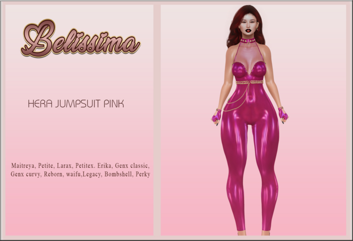 [Belissima] Hera jumpsuit Pink