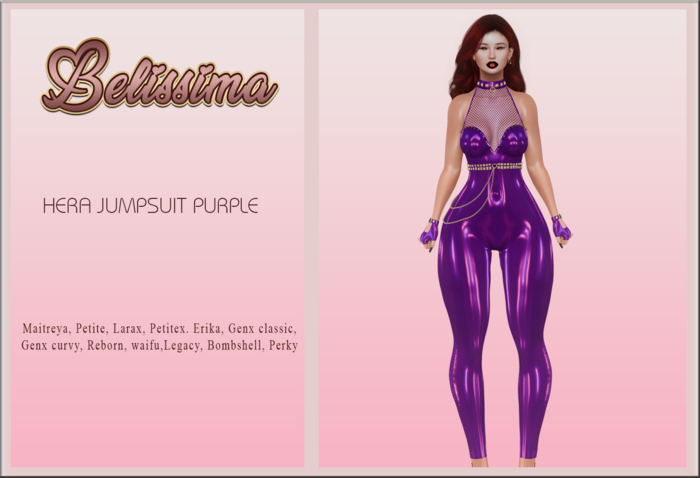 [Belissima] Hera Jumpsuit Purple