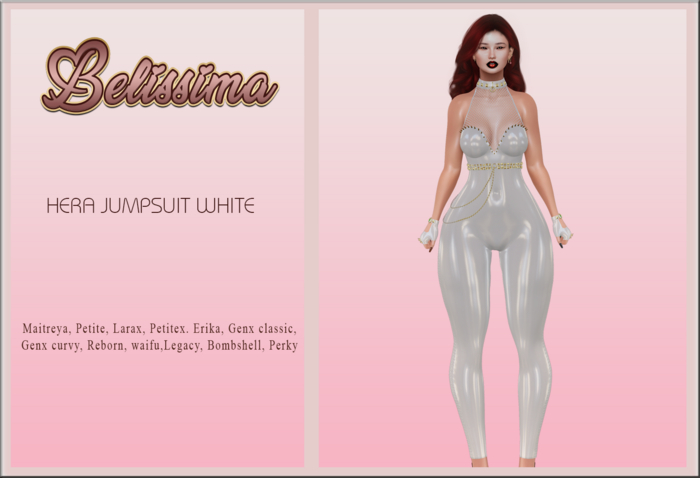 [Belissima] Hera Jumpsuit White