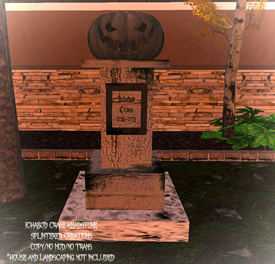 Ichabod Crane Headstone 