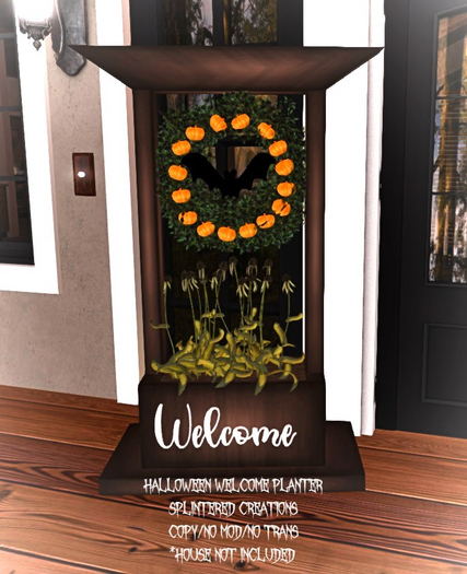 Halloween Welcome Planter