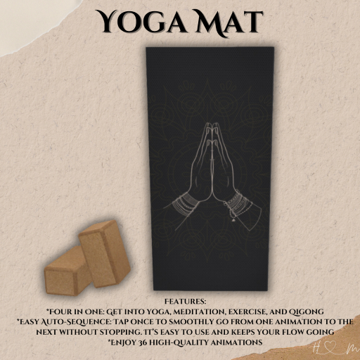 Yoga Mat Prayer Hands
