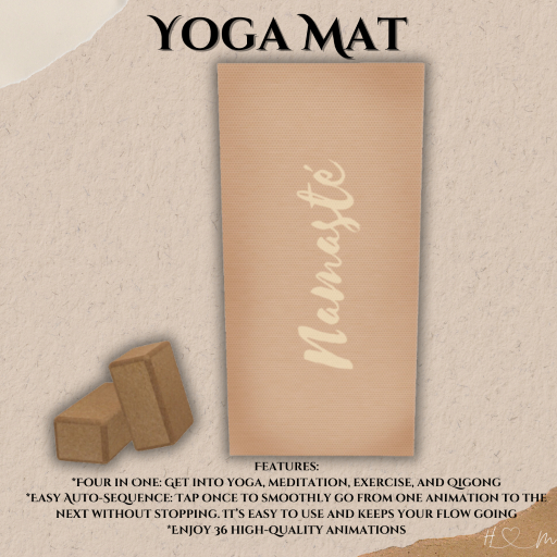 Yoga Mat - Peach Namaste