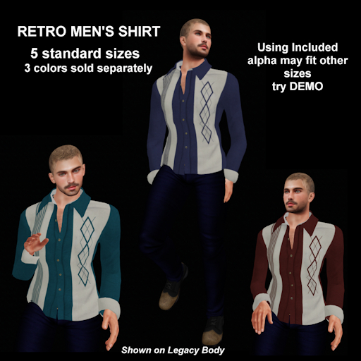 RETRO MEN'S SHIRT 