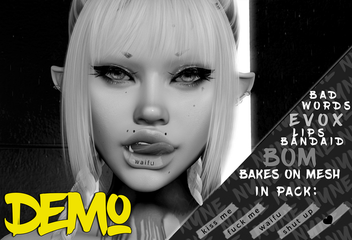 [NYNE] Bandaid Lips - Bad Words //BOM //Evo X - DEMO