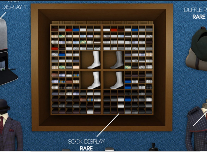 -David Heather-Sock Display RARE