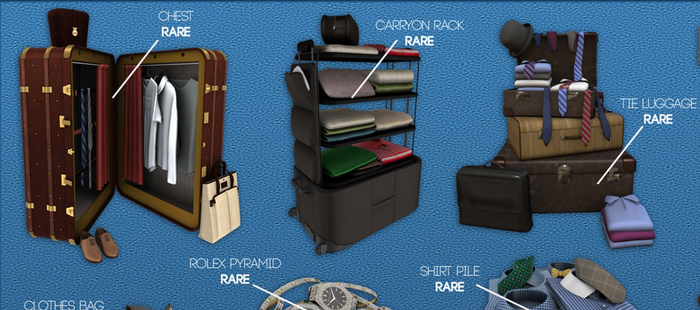 -David Heather-Tie Luggage RARE