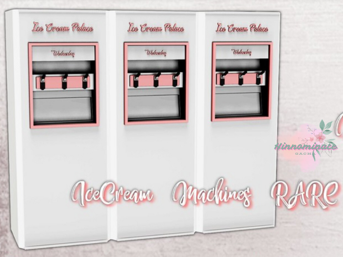 Wednesday[+] ~ IceCream Shop ~ IceCream Machines - RARE