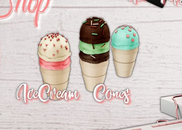 Wednesday[+] ~ IceCream Shop ~ IceCream Cones - COMMON