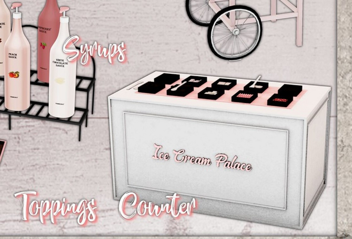 Wednesday[+] ~ IceCream Shop ~ Toppings Counter - COMMON