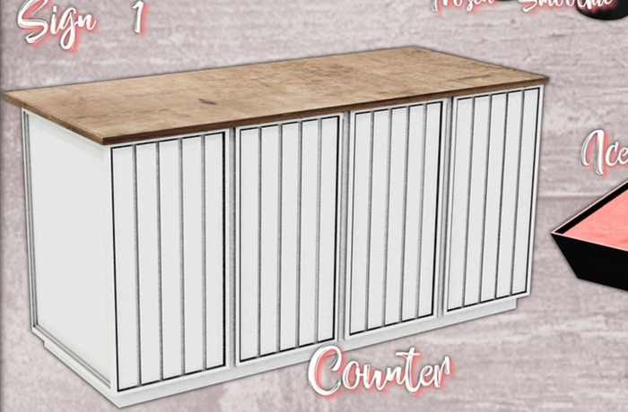 Wednesday[+] ~ IceCream Shop ~ Counter - COMMON