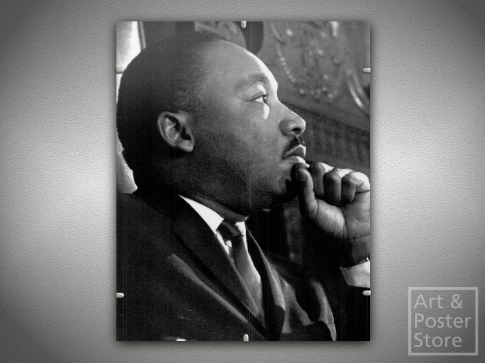 Martin Luther King Jr | Photo Poster | Mesh Clip Frame 