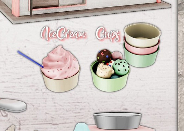 Wednesday[+] ~ IceCream Shop ~ IceCream Cups - COMMON