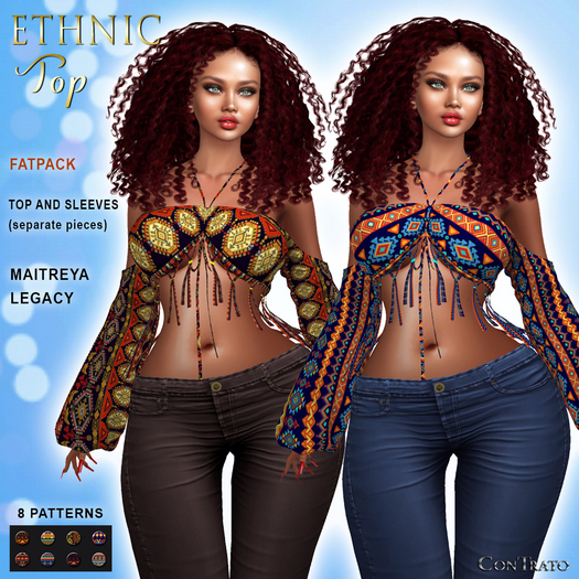 [ConTrato] Ethnic Top FATPACK