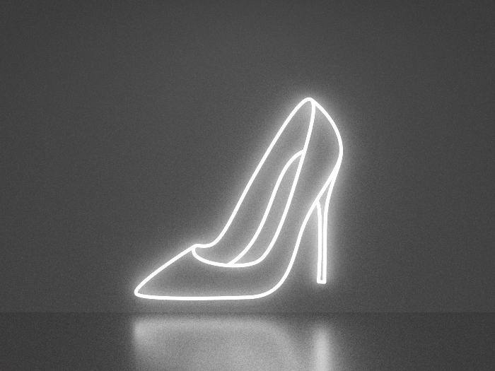 Heels neon sign Full Permission