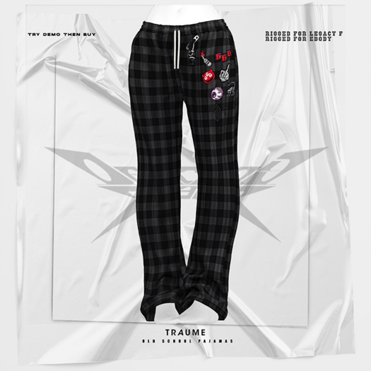 [Traume] Old School Pajamas Grey_F
