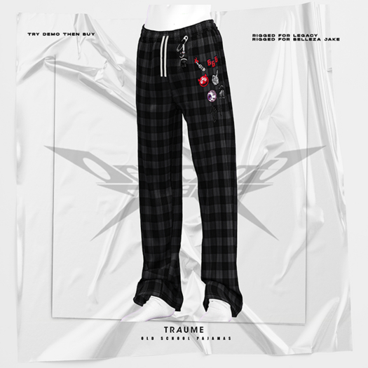 [Traume] Old School Pajamas Grey_M