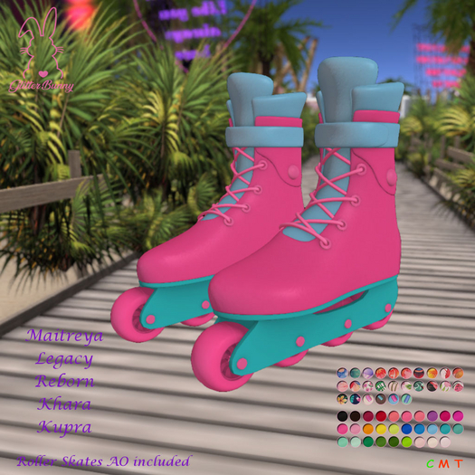 *Glitter Bunny*  Bliss Roller Skates 