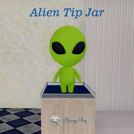 BB Cute Alien Tip Jar