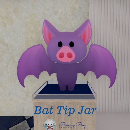 BB Cute Bat Tip Jar