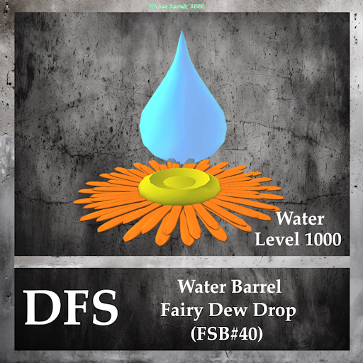 Textur DFS Water Barrel - Fairy Dew Drop (FSB#40)