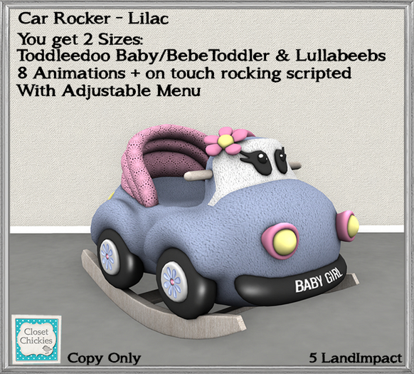 *CC* Car Rocker Lilac (TDB/BBT/LL) add me