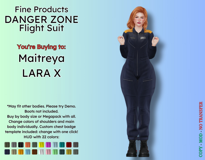 FP - Danger Zone Flight Suit MAITREYA LARAX