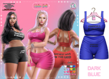 #UNIVERSA - Hila Set - DARK BLUE - Kupra - LaraX - Reborn - Peach - Legacy - Waifu Juicy Bork Mounds Bombshell Preggy