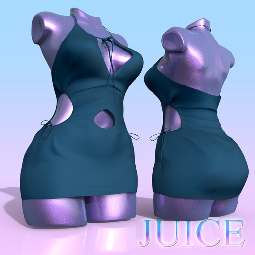 Turqoise Tied Dress ERIKA