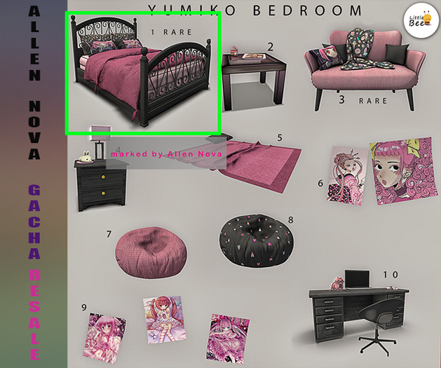01 Little Bee - Yumiko Bedroom RARE - SALE !