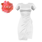 White Mid Length Dress Legacy