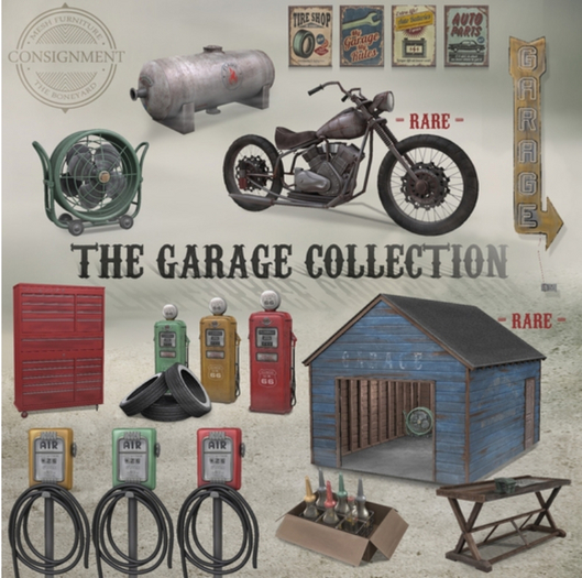 [Con.] The Garage Collection - (WEAR ME) Rat Rod Bike(Hud) RARE