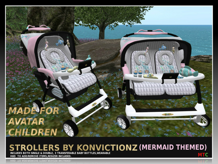 STROLLERS BY KONVICTIONZ (MERMAIDTHEMED)