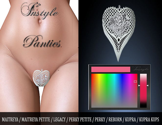 PROMO! InStyle Panties Amelia - HUD color V3 rainbow