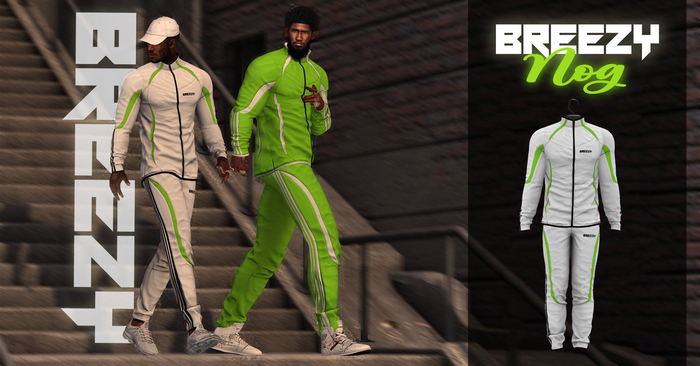 BREEZY - Nog Tracksuit ''White''