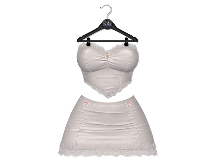 Loki - Abigail Velvet Set - Grey