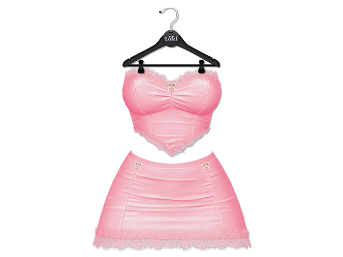Loki - Abigail Velvet Set - Pink