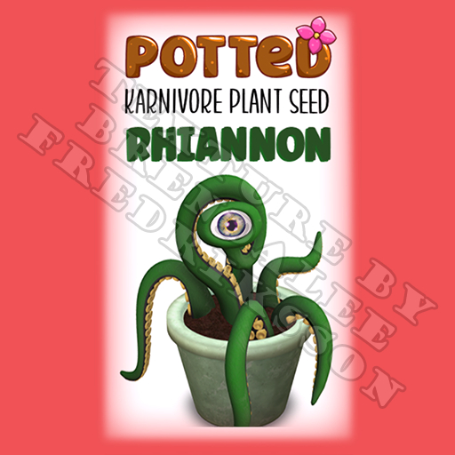 Potted: Karnivore Plant Seed: Rhiannon (ACTUAL PLANT SEED)
