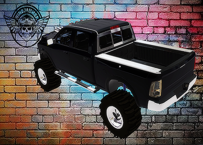 2017 POWER RAM TRUCK BLACK - TRUCK