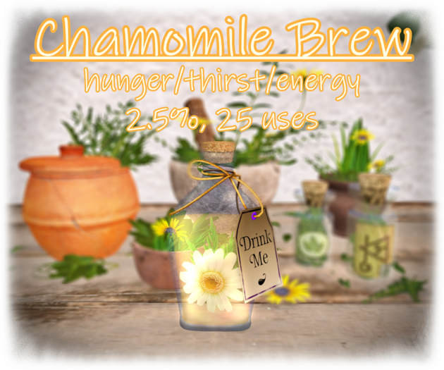:+:HR:+: Chamomile Elixir [Hunger/Thirst/Energy]
